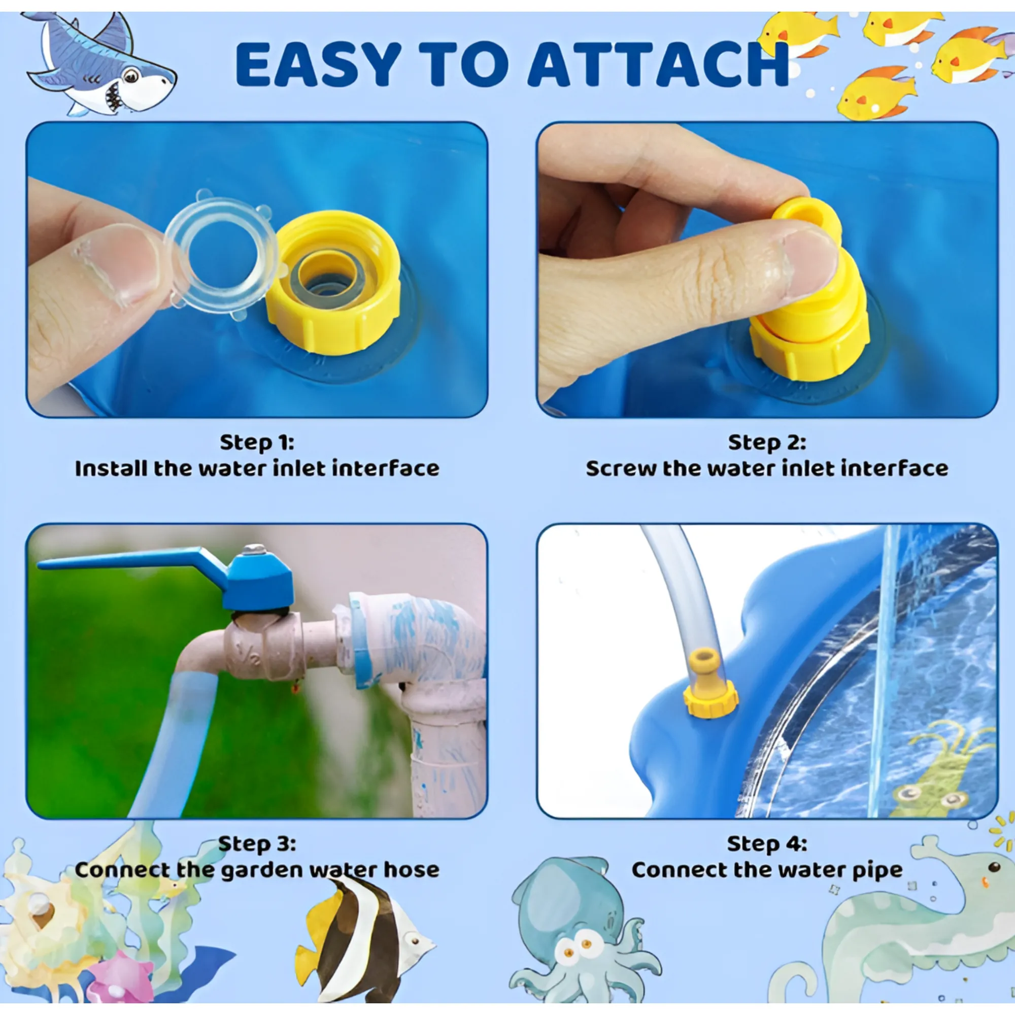 Outdoor Sprinkler Play Mat Top 1