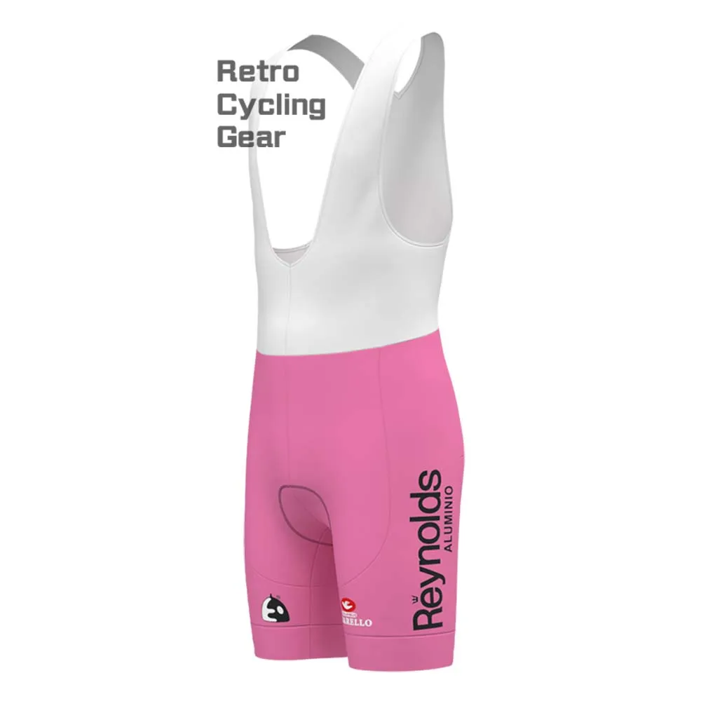 Pink Reynolds Retro Bib Cycling Shorts