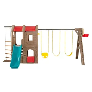 Plastic high quality swing & slide