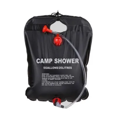 Portable Camping Shower 20L High-Capacity Outdoor Water Bag Portable Shower Camping Hiking