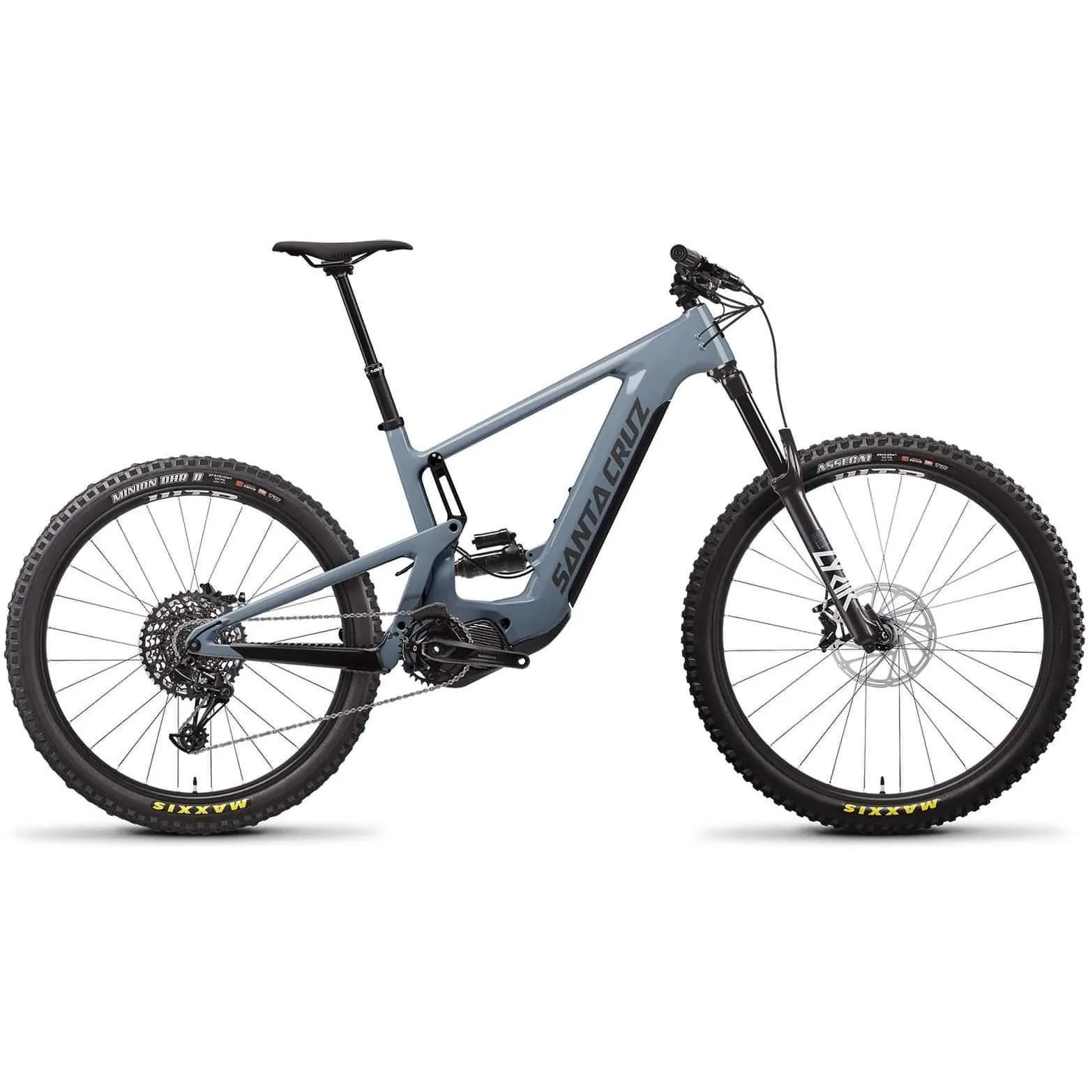 Santa Cruz Heckler C R MX Carbon Electric Mountain Bike 2023 - Maritime Grey