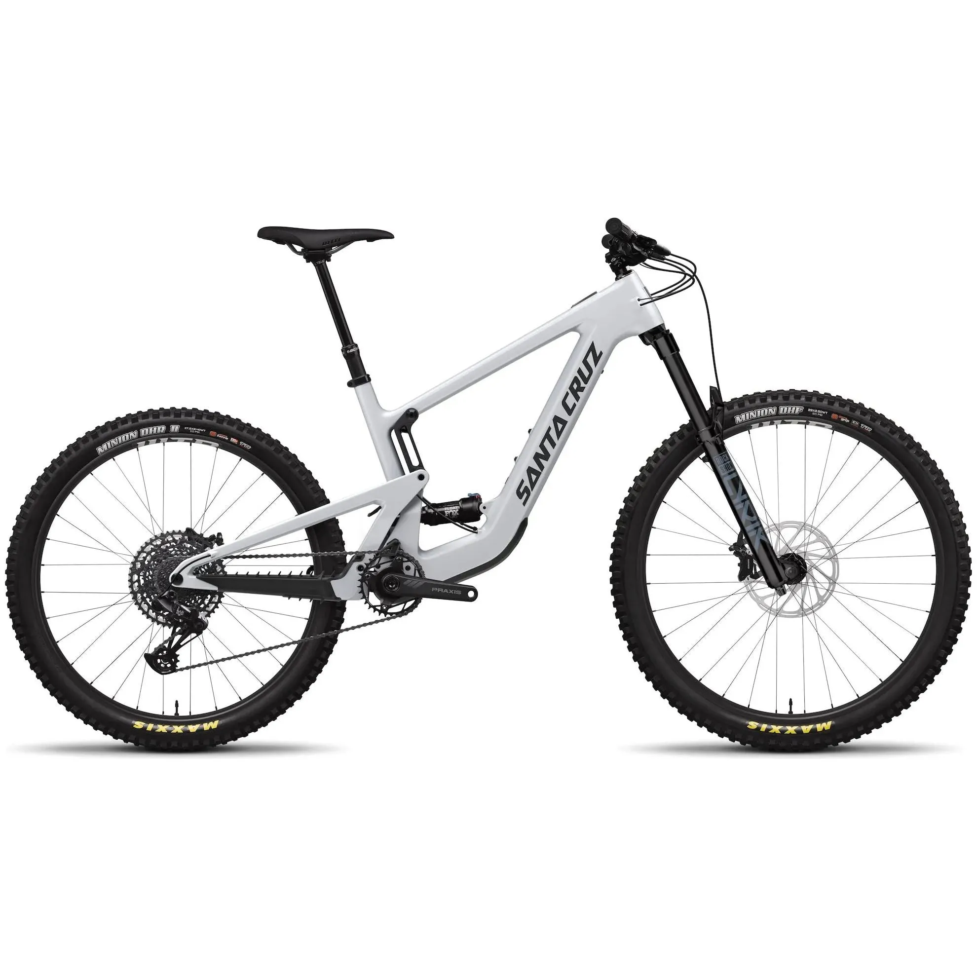 Santa Cruz Heckler SL R Electric Carbon Mountain Bike 2024 - Matte Silver