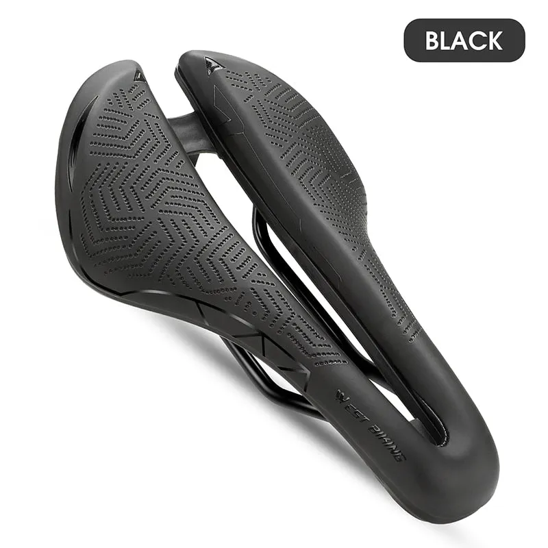 Silica GEL Bicycle Saddle Soft Shock Absorbing MTB Mountain Road Bike Saddle Breathable Hollow Cycling Cushion Seat
