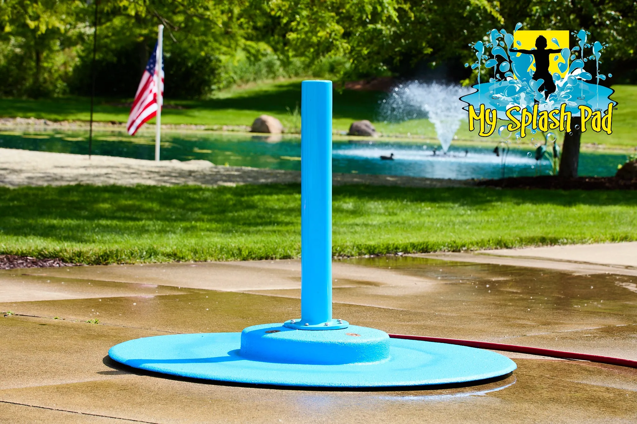 Small Rain Stick Portable Splash Pad Water Play Features