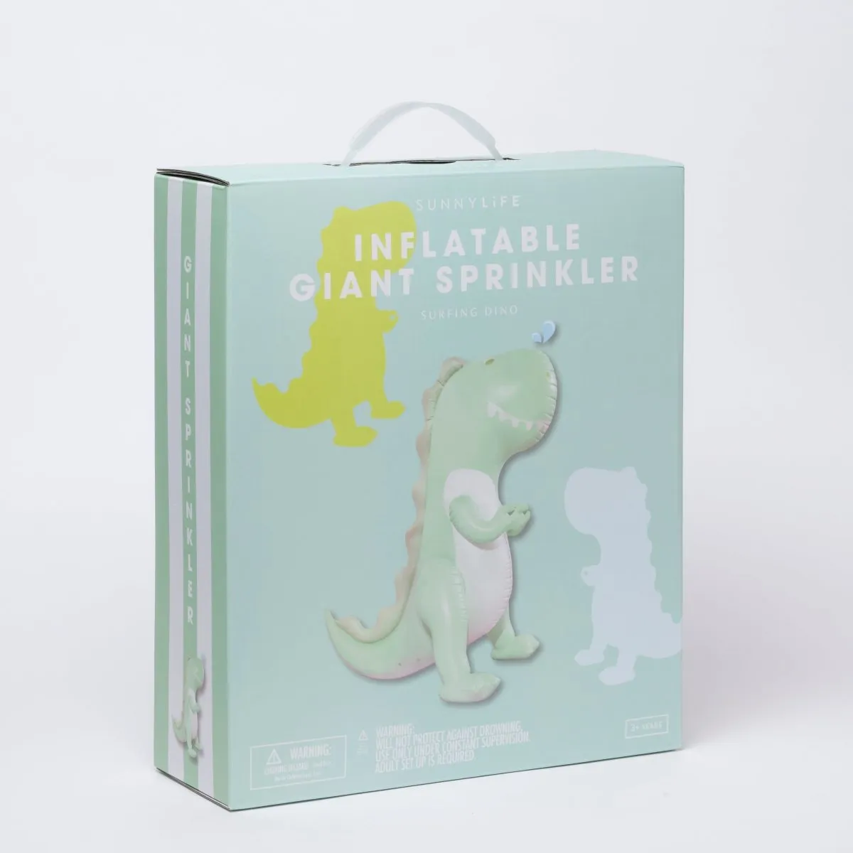 SUNNYLiFE Inflatable Giant Sprinkler Surfing Dino