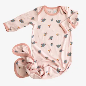 Tiny Blooms Modal Knotted Gown