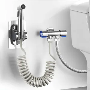 Toilet booster handheld sprinkler stainless steel sprayer bathroom accessories