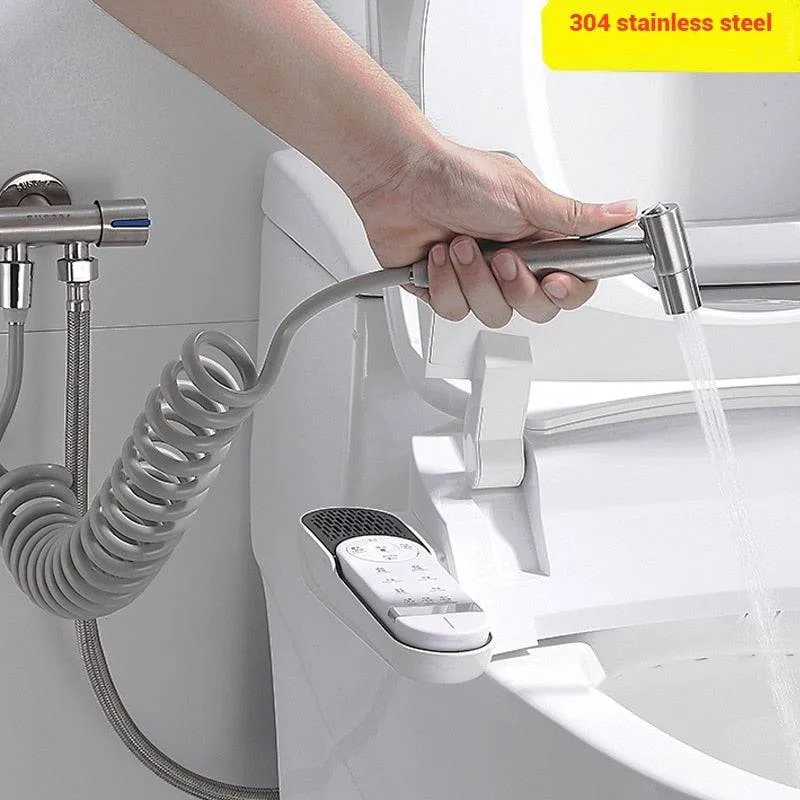 Toilet booster handheld sprinkler stainless steel sprayer bathroom accessories