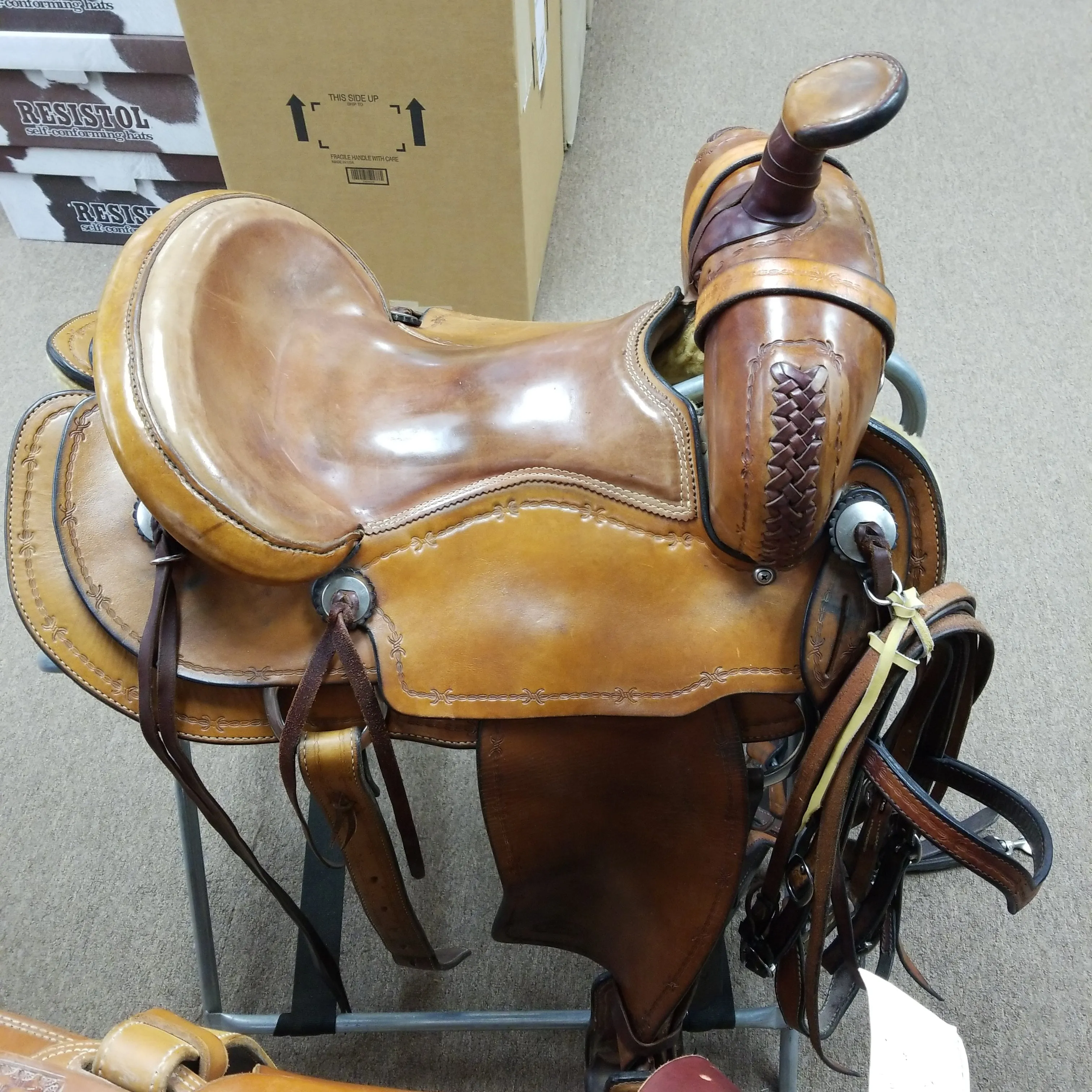 Used Harwell Trail Saddle/J.M2/14"