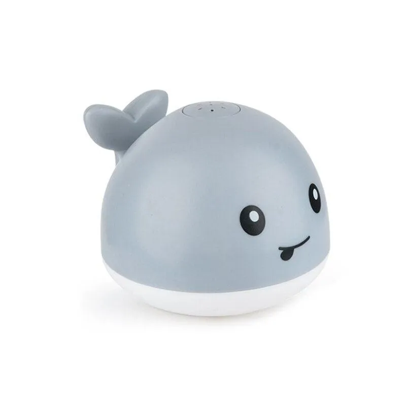 Whale Electric Induction Sprinkler Music Colorful Light Water Toy